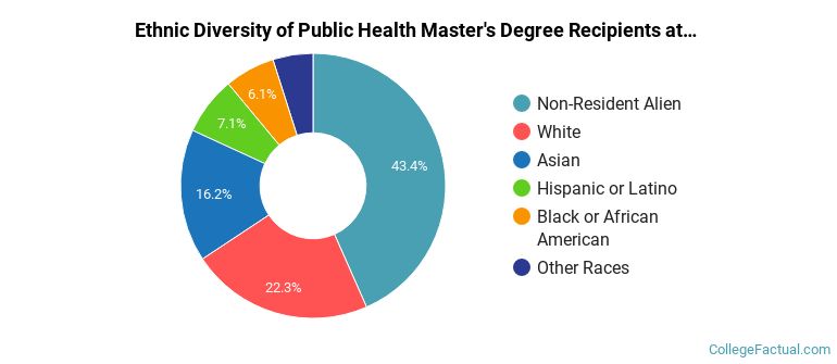 Ethnic diversity of Public Health majors at Harvard University