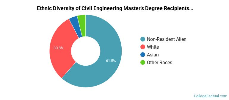 Ethnic diversity of Civil Engineering majors at Iowa State University