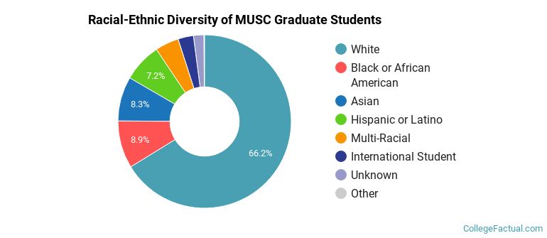 Racial-Ethnic Diversity of MUSC Graduate Students