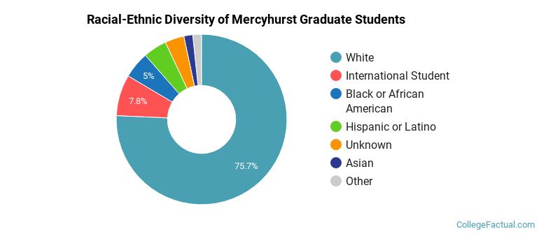 Racial-Ethnic Diversity of Mercyhurst Graduate Students