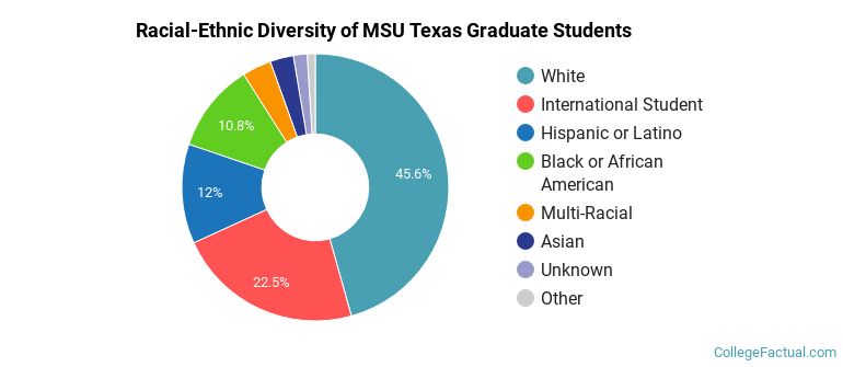Racial-Ethnic Diversity of MSU Texas Graduate Students