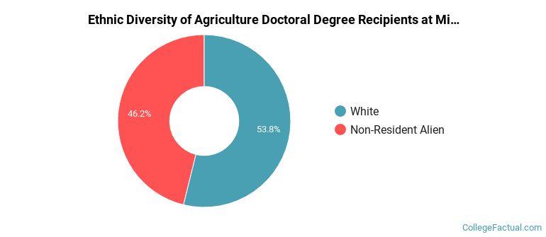 Ethnic diversity of Agriculture majors at Mississippi State University