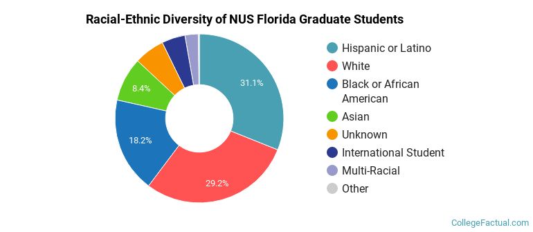 Racial-Ethnic Diversity of NUS Florida Graduate Students