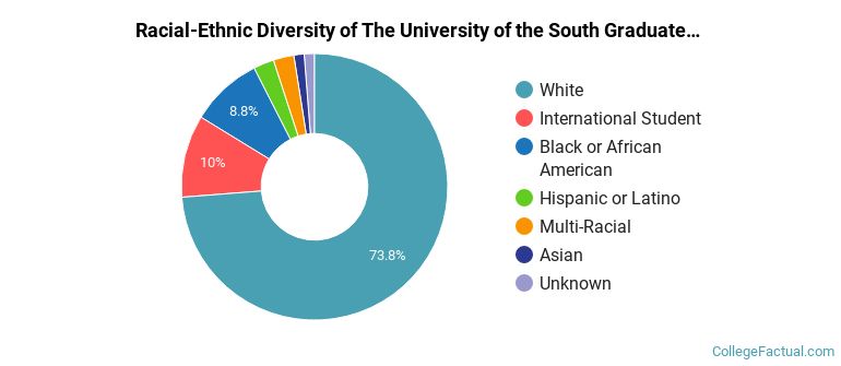 Racial-Ethnic Diversity of The University of the South Graduate Students