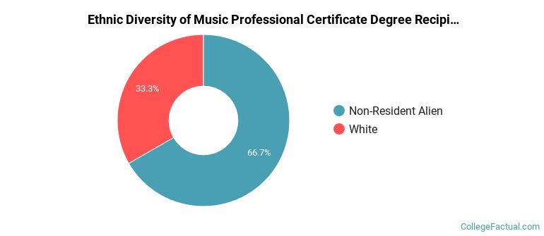 Ethnic diversity of Music majors at SUNY at Purchase College