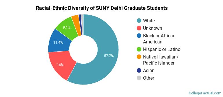 Racial-Ethnic Diversity of SUNY Delhi Graduate Students