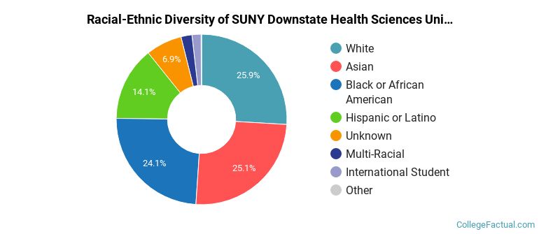 Racial-Ethnic Diversity of SUNY Downstate Health Sciences University Graduate Students