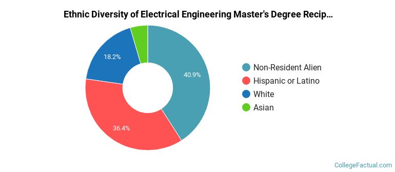 Ethnic diversity of Electrical Engineering majors at The University of Texas at San Antonio