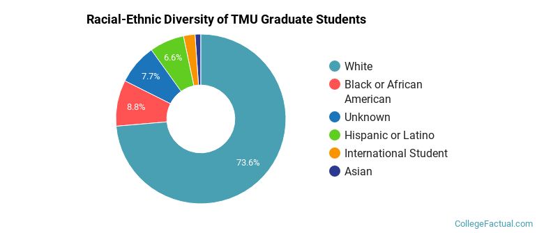 Racial-Ethnic Diversity of TMU Graduate Students