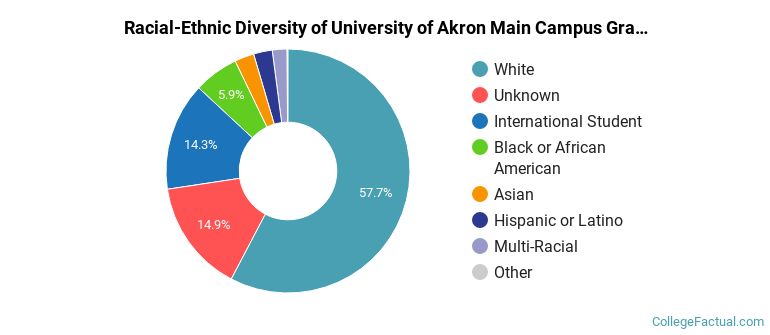 Racial-Ethnic Diversity of University of Akron Main Campus Graduate Students