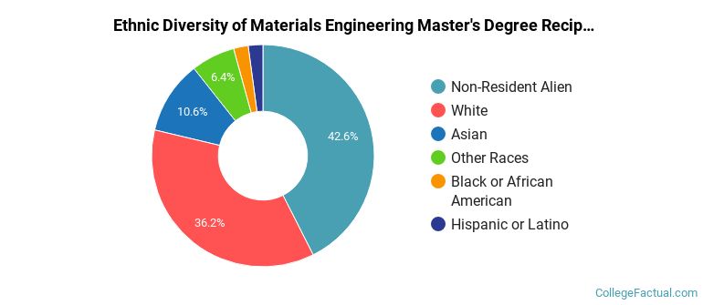 Ethnic diversity of Materials Engineering majors at University of Michigan-Ann Arbor