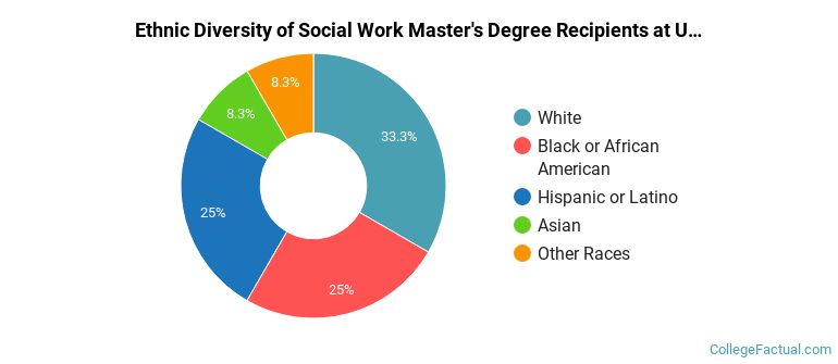 Ethnic diversity of Social Work majors at University of North Texas