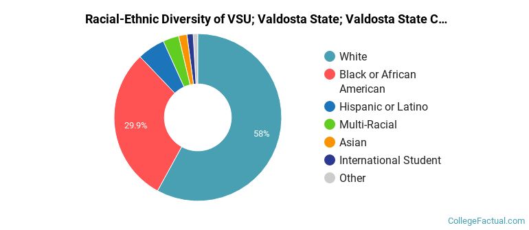 Racial-Ethnic Diversity of VSU; Valdosta State; Valdosta State College; V-State Graduate Students