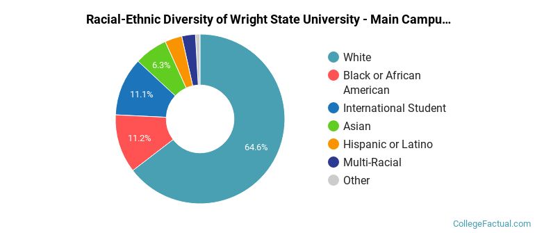 Racial-Ethnic Diversity of Wright State University - Main Campus Graduate Students